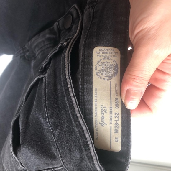 Diesel black jeans- W28-L32 - Picture 3 of 4